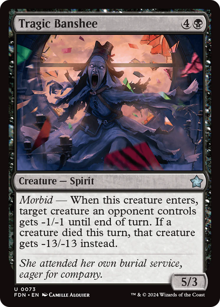 Tragic Banshee (FDN-073) - Foundations [Uncommon]