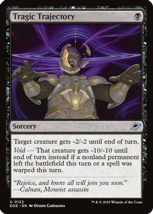 Tragic Trajectory (EOE-122) - Edge of Eternities Foil [Uncommon]