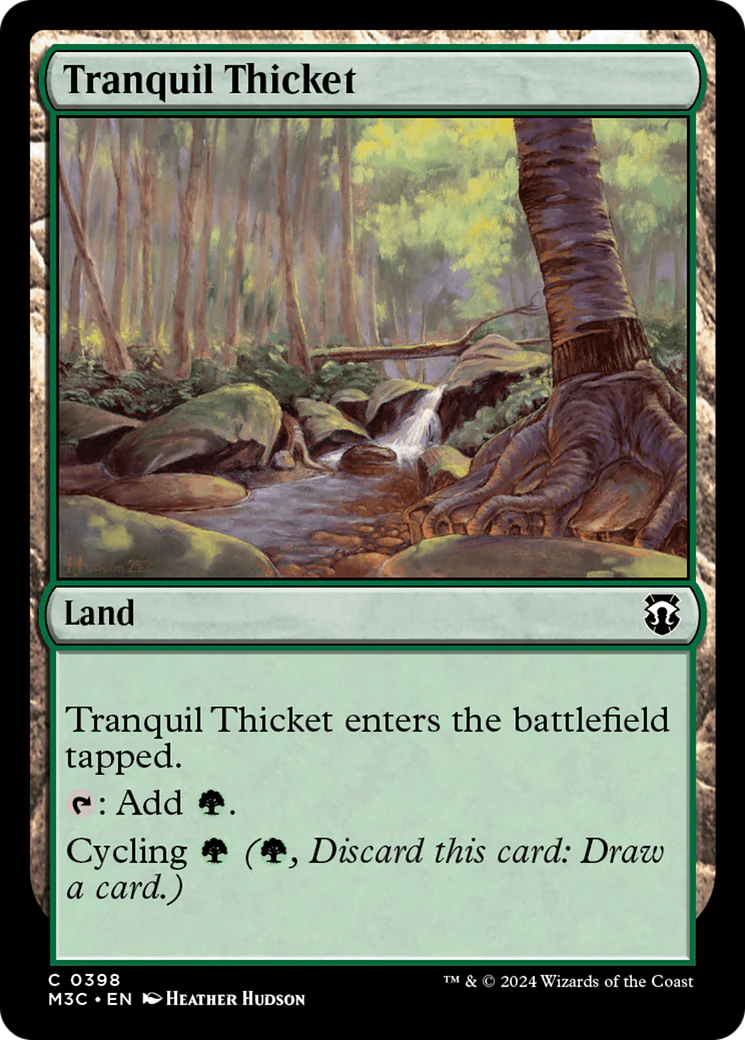 Tranquil Thicket (M3C-398) - Modern Horizons 3 Commander [Common]
