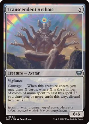 Transcendent Archaic (SOS-005) - Secrets of Strixhaven [Uncommon]