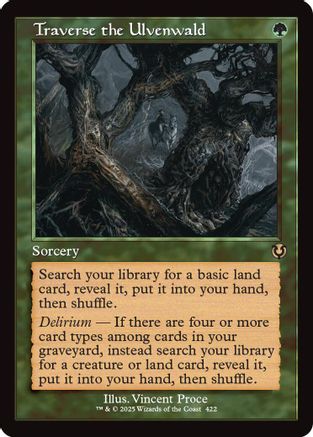 Traverse the Ulvenwald (Retro Frame) (INR-422) - Innistrad Remastered Foil [Rare]