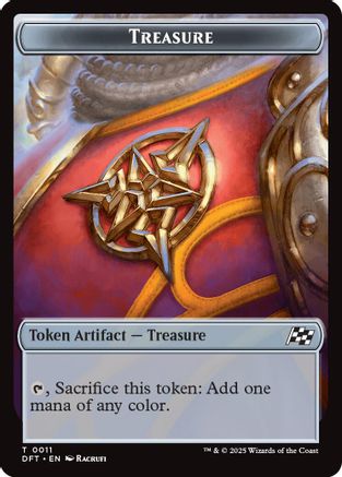 Treasure // Pilot Double-Sided Token (DFT-11 // 1) - Aetherdrift [Token]