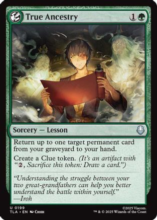True Ancestry (TLA-199) - Avatar: The Last Airbender [Uncommon]