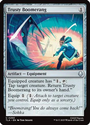 Trusty Boomerang (TLA-260) - Avatar: The Last Airbender [Uncommon]