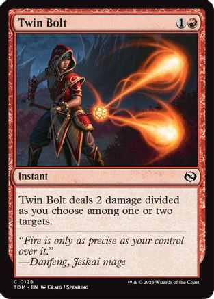 Twin Bolt (TDM-128) - Tarkir: Dragonstorm [Common]