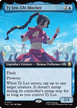 Ty Lee, Chi Blocker (Extended Art) (TLA-371) - Avatar: The Last Airbender Foil [Rare]