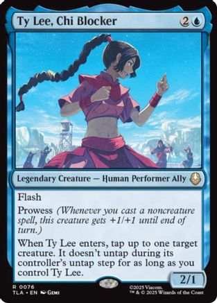 Ty Lee, Chi Blocker (TLA-076) - Avatar: The Last Airbender Foil [Rare]