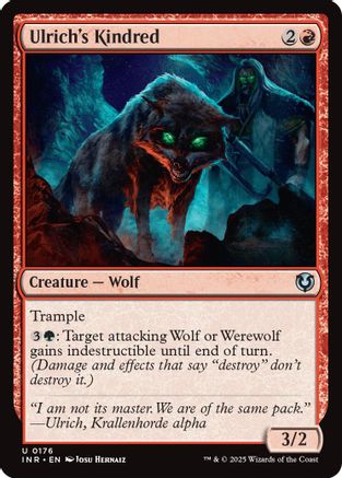 Ulrich's Kindred (INR-176) - Innistrad Remastered Foil [Uncommon]