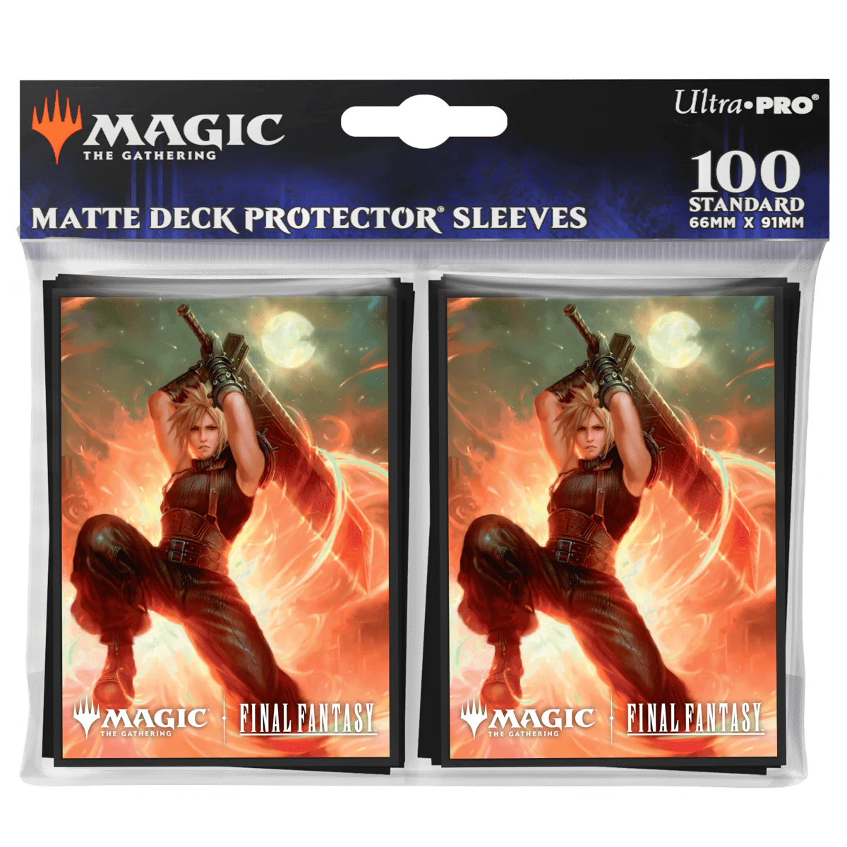 Ulta Pro - Matte Deck Protector® Sleeves Magic: The Gathering - Final Fantasy: Cloud, Ex-SOLDIER (Commander) (100ct)