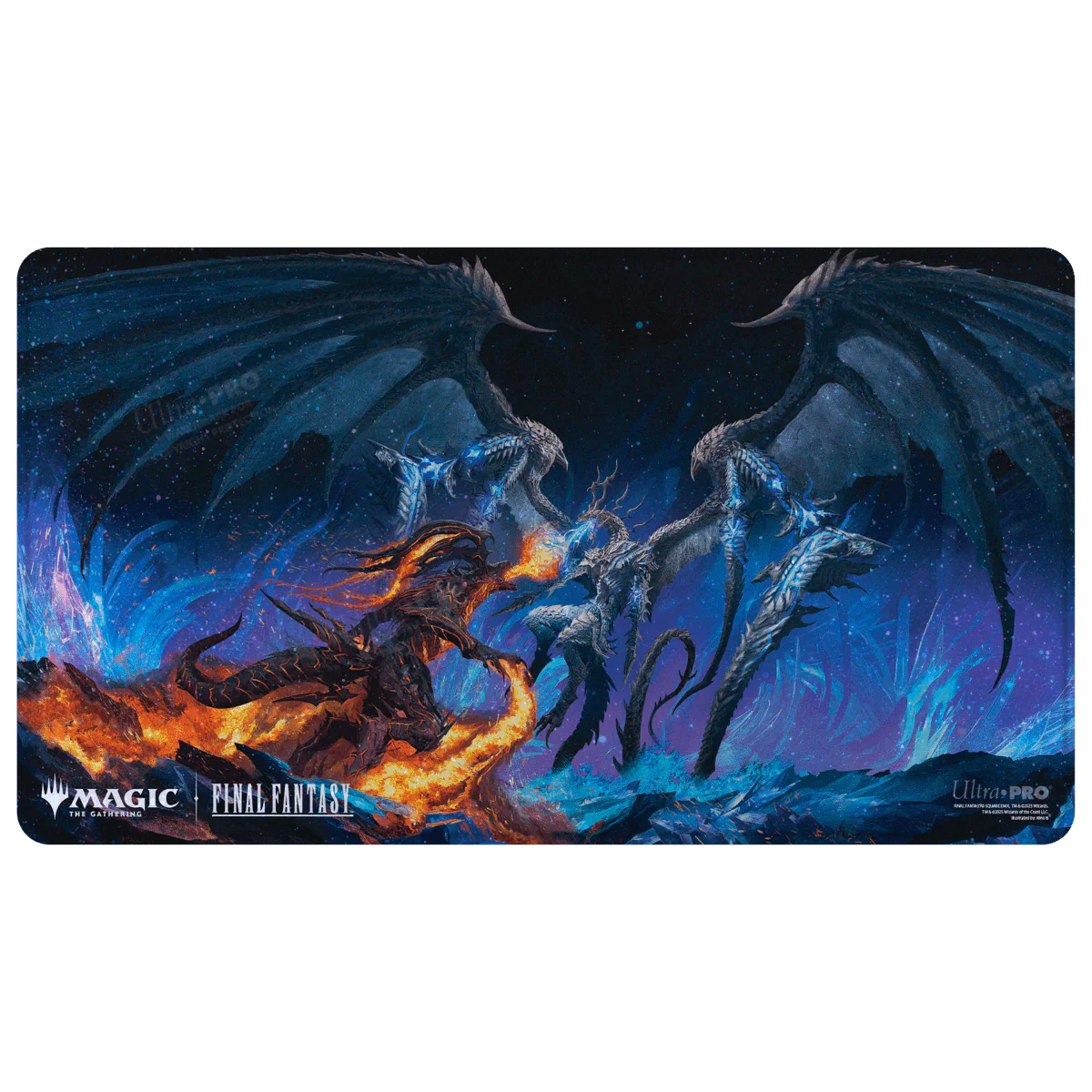 Ultra-Pro - Magic: The Gathering: Final Fantasy - Bahamut and Ifrit Holofoil Playmat