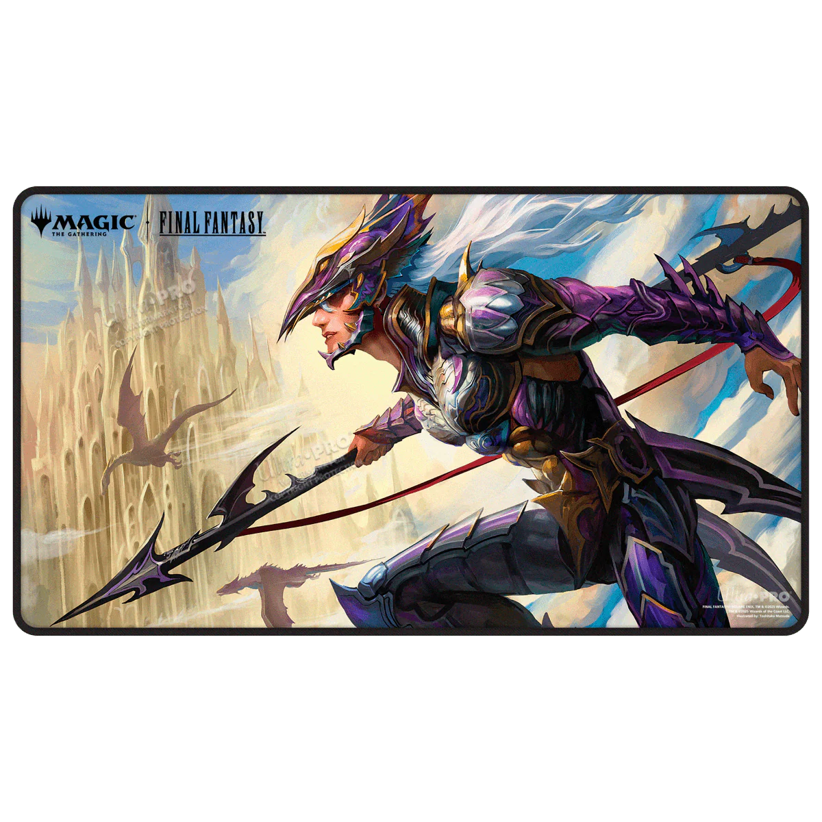 Ultra-Pro - Magic: The Gathering: Final Fantasy - Kain, Traitorous Dragoon Stitched Playmat