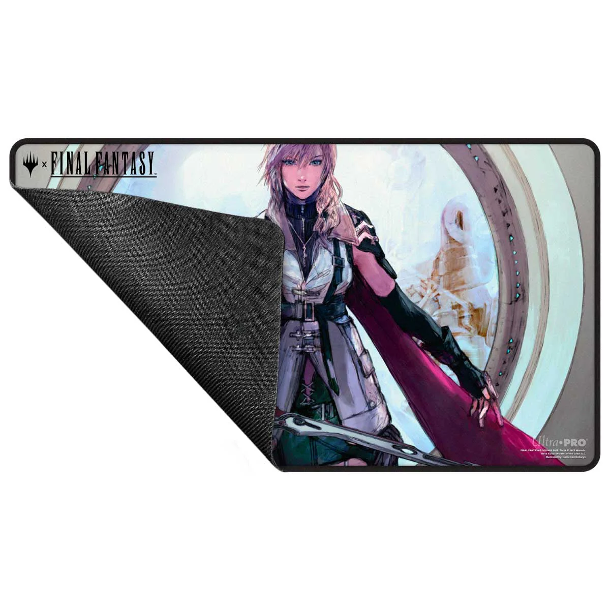 Ultra-Pro - Magic: The Gathering: Final Fantasy - Lightning, Army of One Black Stitched Playmat - Image 2