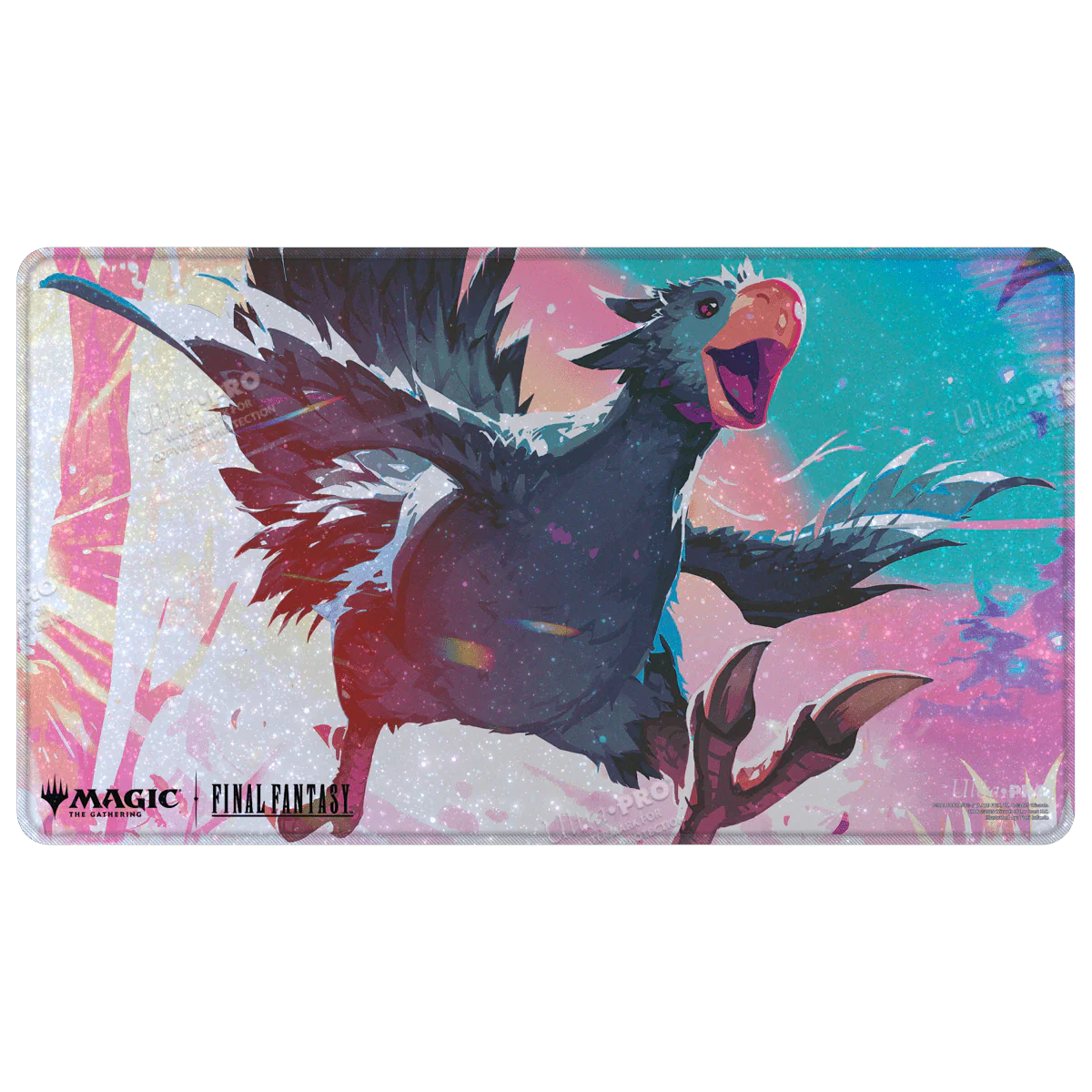 Ultra-Pro - Magic: The Gathering: Final Fantasy - Traveling Chocobo Black Holofoil Playmat