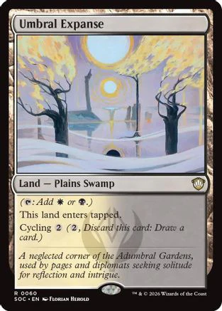 Umbral Expanse (SOC-060) - Commander: Secrets of Strixhaven [Rare]