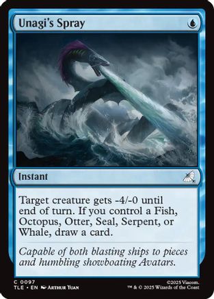 Unagi's Spray (TLE-097) - Avatar: The Last Airbender: Eternal-Legal [Common]