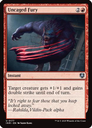 Uncaged Fury (INR-177) - Innistrad Remastered Foil [Uncommon]