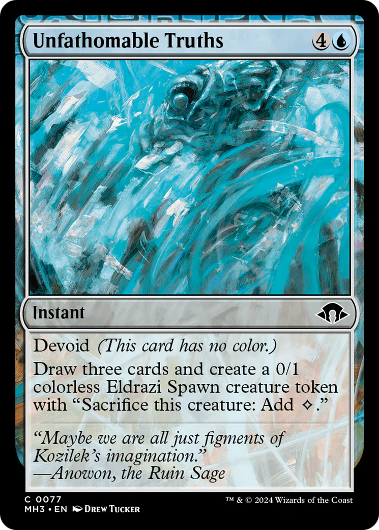 Unfathomable Truths (MH3-077) - Modern Horizons 3 [Common]