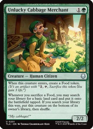 Unlucky Cabbage Merchant (TLA-201) - Avatar: The Last Airbender [Uncommon]