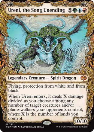 Ureni, the Song Unending (Showcase) (TDM-321) - Tarkir: Dragonstorm [Mythic]