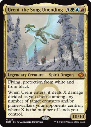 Ureni, the Song Unending (TDM-233) - Tarkir: Dragonstorm Foil [Mythic]