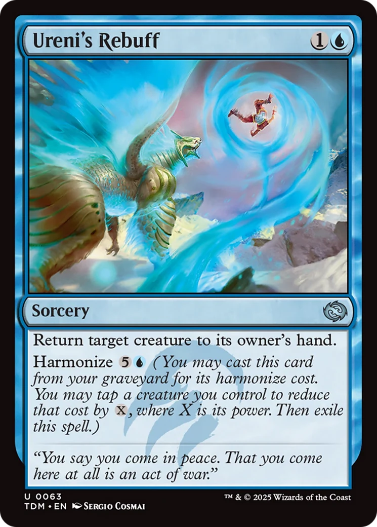 Ureni's Rebuff (TDM-063) - Tarkir: Dragonstorm [Uncommon]