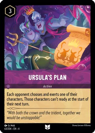 Ursula's Plan (63/204) - Ursulas Return Cold Foil [Uncommon]