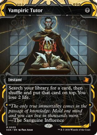 Vampiric Tutor (SOA-035) - Secrets of Strixhaven: Mystical Archive [Mythic]