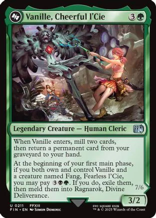 Vanille, Cheerful l'Cie (FIN-211) - FINAL FANTASY Foil [Uncommon]