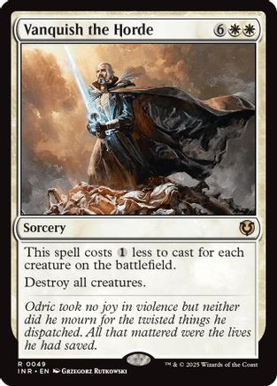 Vanquish the Horde (INR-049) - Innistrad Remastered Foil [Rare]