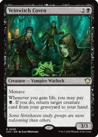 Veinwitch Coven (SOC-228) - Commander: Secrets of Strixhaven [Rare]