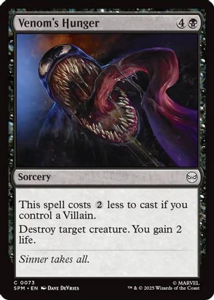 Venom's Hunger (SPM-073) - Marvel's Spider-Man [Common]