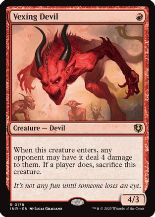Vexing Devil (INR-178) - Innistrad Remastered Foil [Rare]