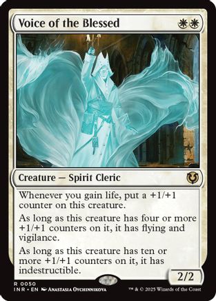 Voice of the Blessed (INR-050) - Innistrad Remastered Foil [Rare]