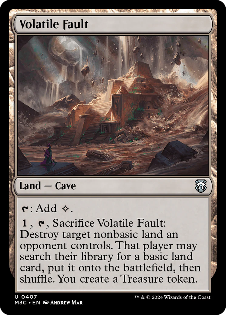 Volatile Fault (M3C-407) - Modern Horizons 3 Commander [Uncommon]