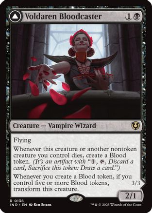 Voldaren Bloodcaster (INR-138) - Innistrad Remastered Foil [Rare]