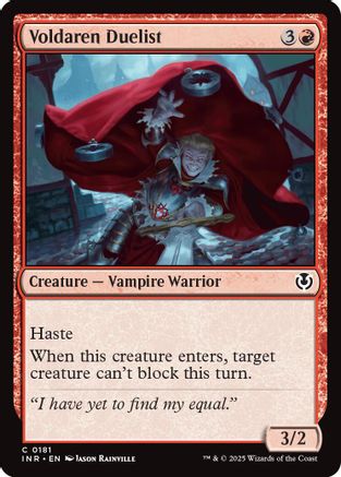 Voldaren Duelist (INR-181) - Innistrad Remastered Foil [Common]