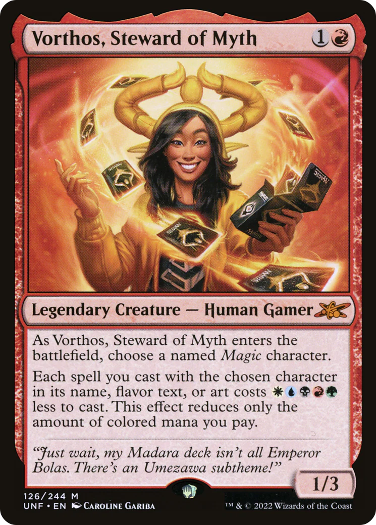 Vorthos, Steward of Myth (UNF-126) - Unfinity [Mythic]