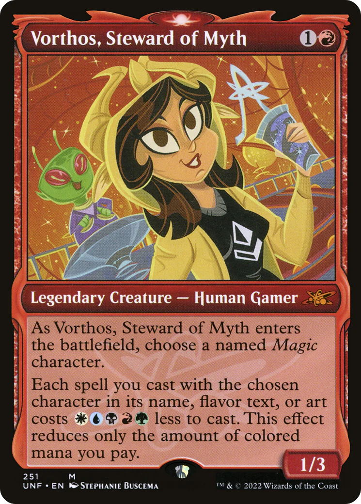 Vorthos, Steward of Myth (UNF-251) - Unfinity: (Showcase) [Mythic]