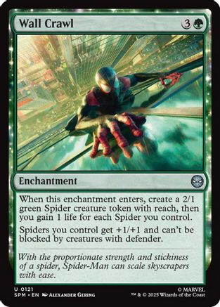 Wall Crawl (SPM-121) - Marvel's Spider-Man [Uncommon]