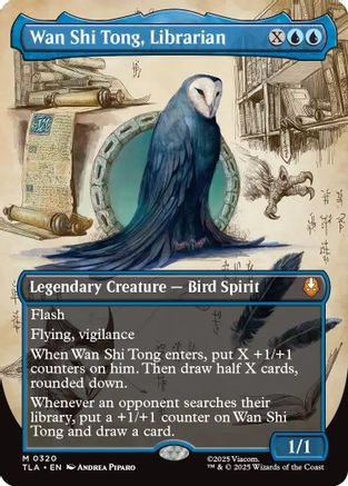 Wan Shi Tong, Librarian (Borderless) (TLA-320) - Avatar: The Last Airbender Foil [Mythic]