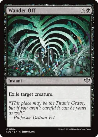 Wander Off (SOS-104) - Secrets of Strixhaven Foil [Common]