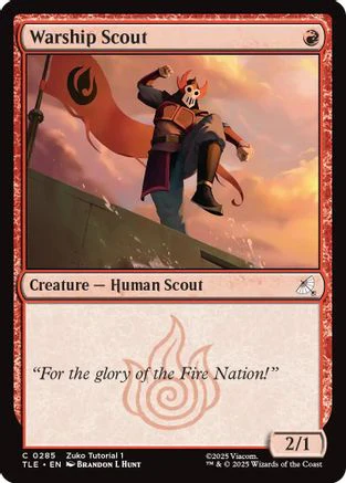 Warship scout (0285) (TLE-285) - Avatar: The Last Airbender: Eternal-Legal [Common]