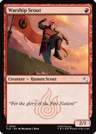 Warship scout (TLE-244) - Avatar: The Last Airbender: Eternal-Legal [Common]