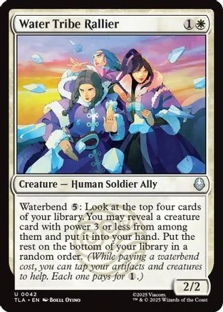 Water Tribe Rallier (TLA-042) - Avatar: The Last Airbender [Uncommon]