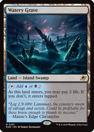 Watery Grave (EOE-261) - Edge of Eternities Foil [Rare]