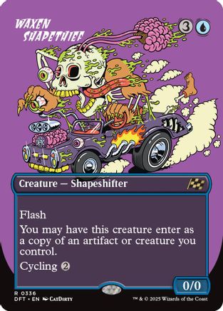 Waxen Shapethief (Borderless) (DFT-336) - Aetherdrift [Rare]