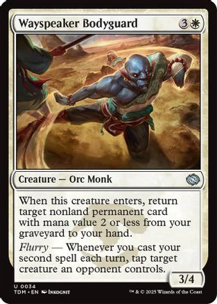 Wayspeaker Bodyguard (TDM-034) - Tarkir: Dragonstorm [Uncommon]