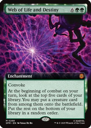 Web of Life and Destiny (Extended Art) (SPM-268) - Marvel's Spider-Man [Mythic]