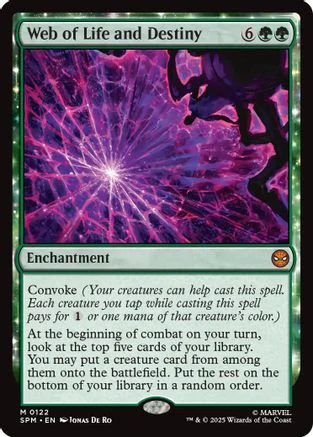 Web of Life and Destiny (SPM-122) - Marvel's Spider-Man Foil [Mythic]