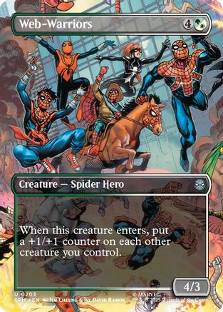 Web-Warriors (Borderless) (SPM-203) - Marvel's Spider-Man Foil [Uncommon]